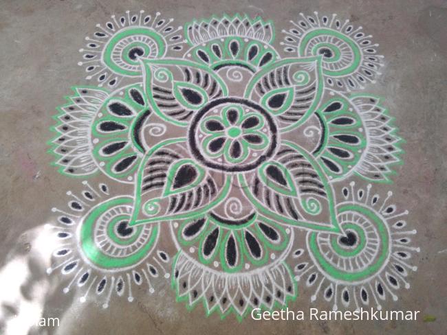 Rangoli: my daily kolam!