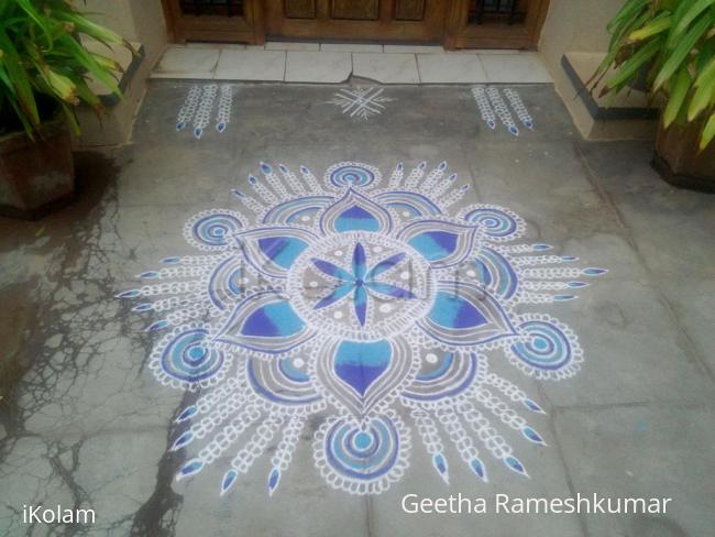 Rangoli: My favorite colors!!!!