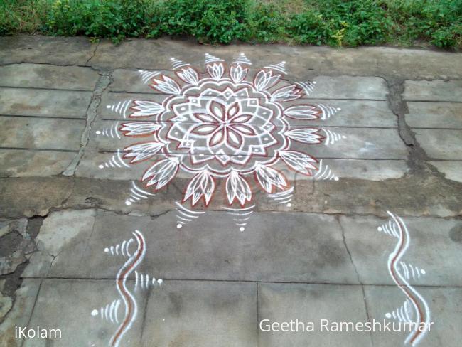 Rangoli: Happy Aadi perukku!