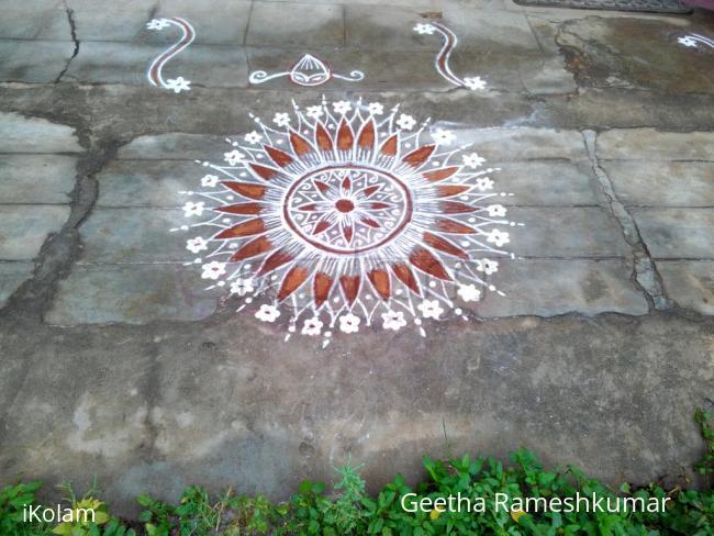 Rangoli: my daily kolam!