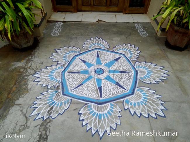 Rangoli: Monday kolam!