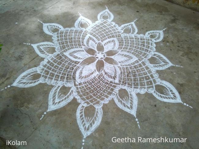 Rangoli: White beauty!