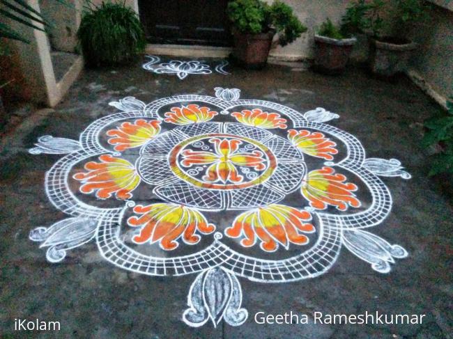 Rangoli: Margazhi kolam 29! Happy Bhogi friends!