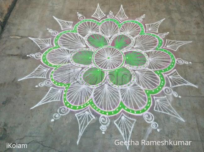 Rangoli: My daily kolam!