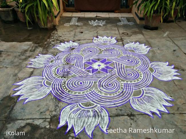 Rangoli: My daily kolam!