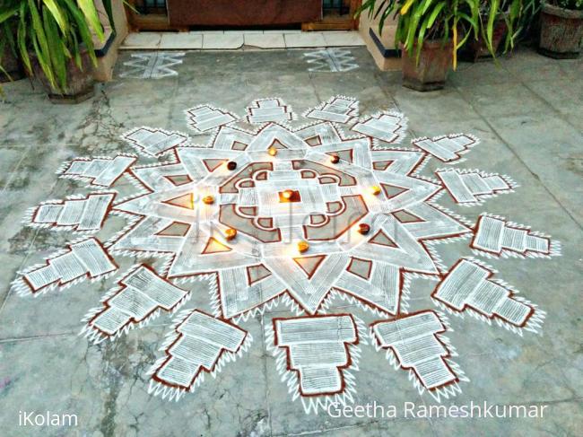 Rangoli: My daily kolam!