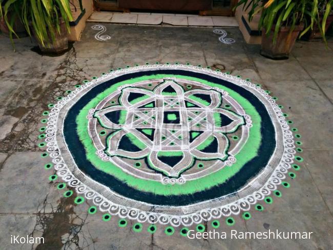 Rangoli: My daily kolam!