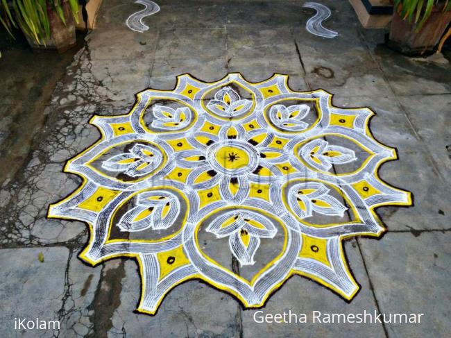 Rangoli: My daily kolam!