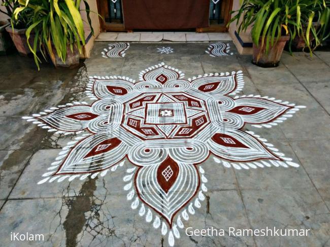 Rangoli: தை வெள்ளி கோலம்☺!