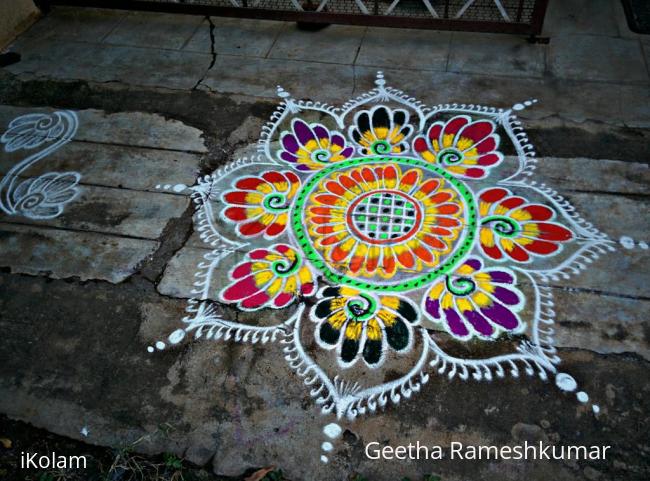 Rangoli: My daily kolam!