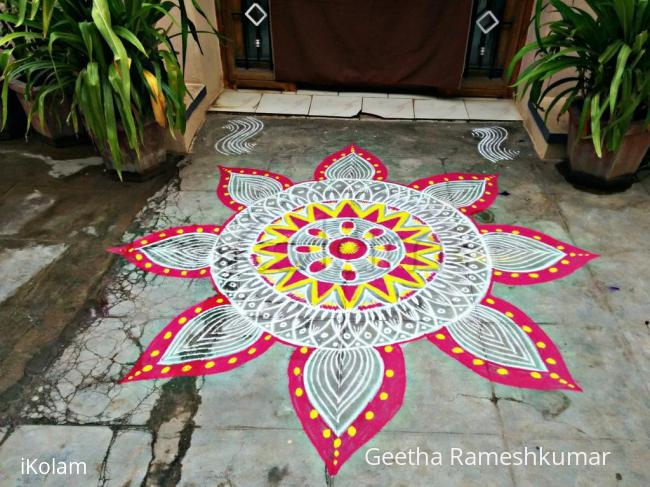 Rangoli: Margazhi kolam 19!