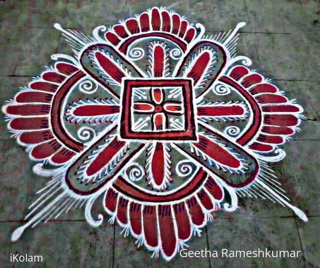 Rangoli: Margazhi kolam 15!