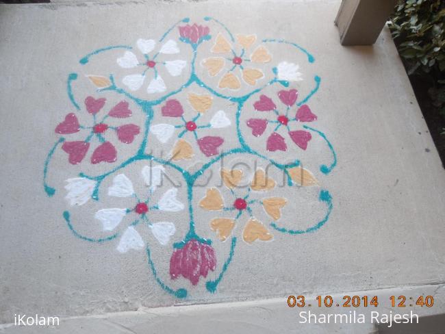 Rangoli: Navarathri kolam