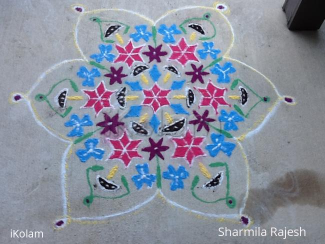 Rangoli: Deepavali rangoli 