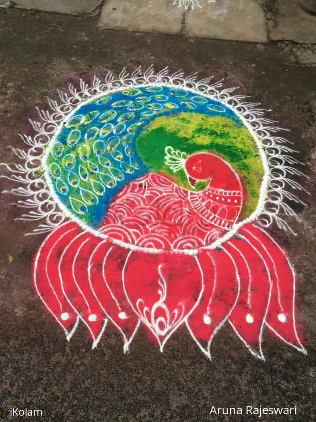 Rangoli: mayilar rangoli