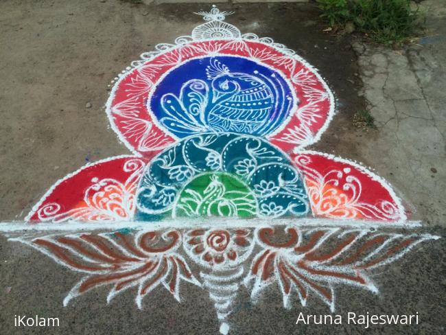 Rangoli: tamil new year rangoli