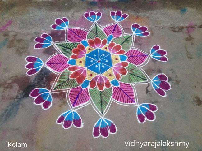 Rangoli: Flowers!!