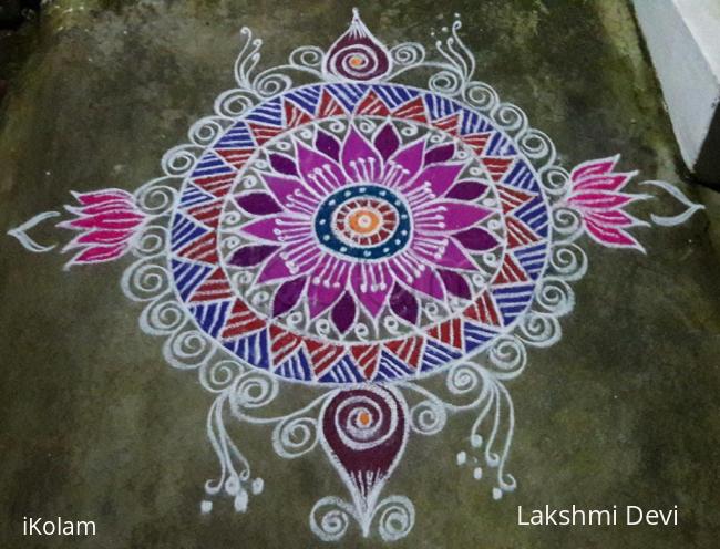 Rangoli: vaikunda ekaadasi rangoli