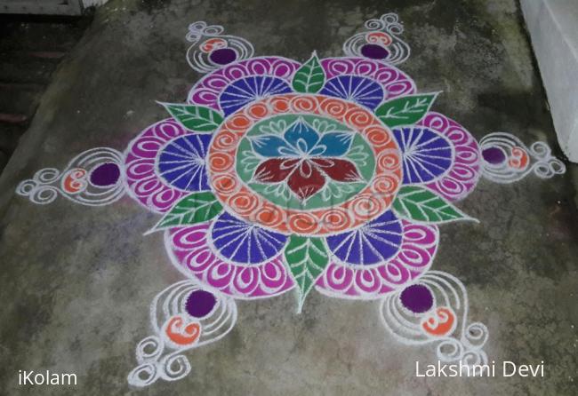 Rangoli: colourful rangoli