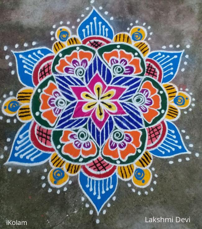 Rangoli: colourful rangoli