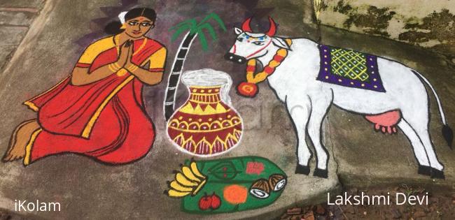 Rangoli: Pongal rangoli