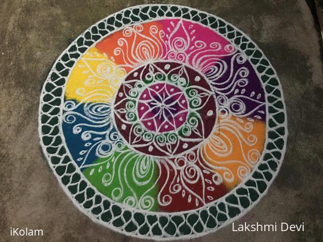 Rangoli: colourful rangoli