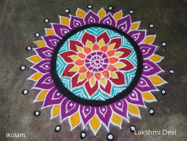 Rangoli: colourful rangoli