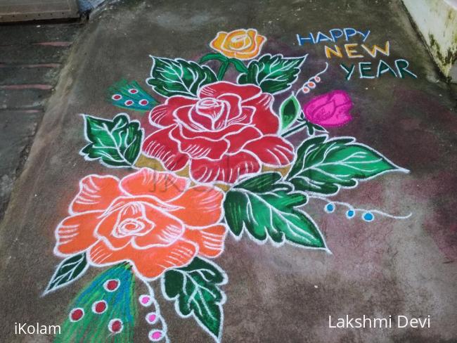 Rangoli: New year rangoli