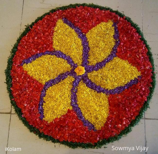 Rangoli: Onam Floral designs-Onam Pookalam