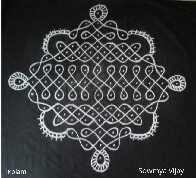 Rangoli: Dotted Kolam