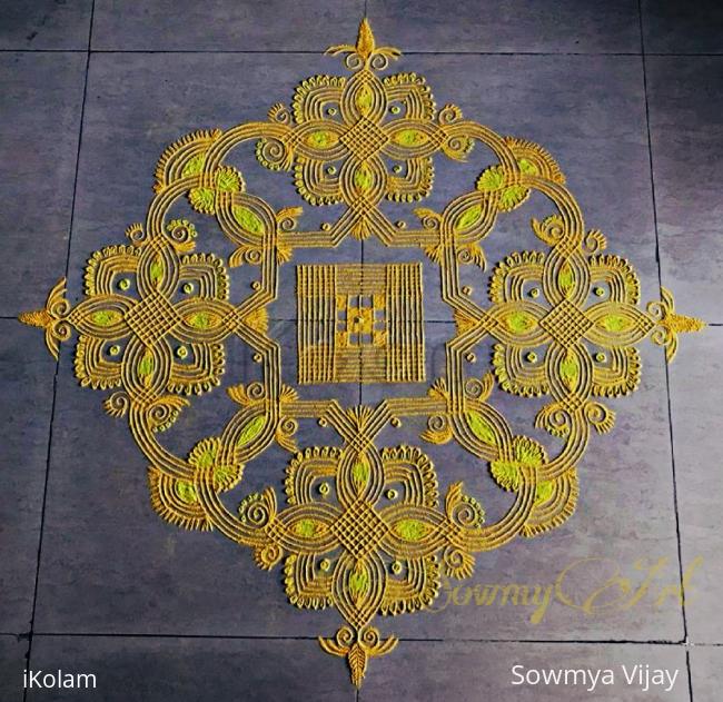 Rangoli: Navratri Day 2