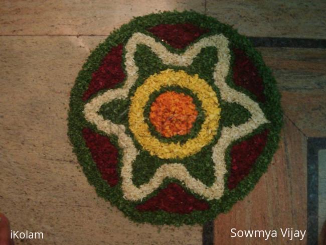 Rangoli: Onam day decor 