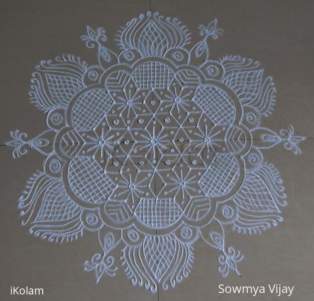 Rangoli: Free hand  design