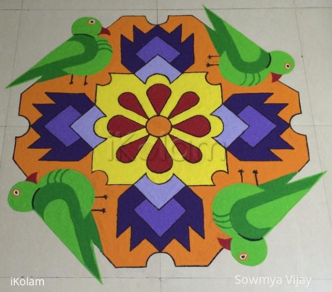 Rangoli: Margazhi Kolam 18