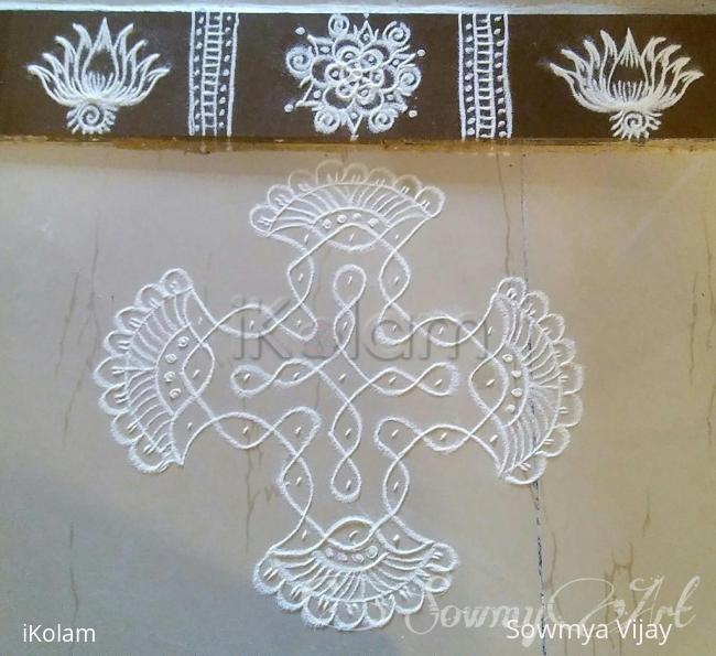 Rangoli: chikku kolam