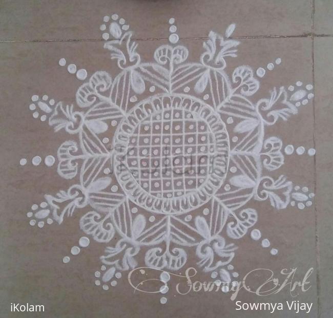 Rangoli: Freehand rangoli