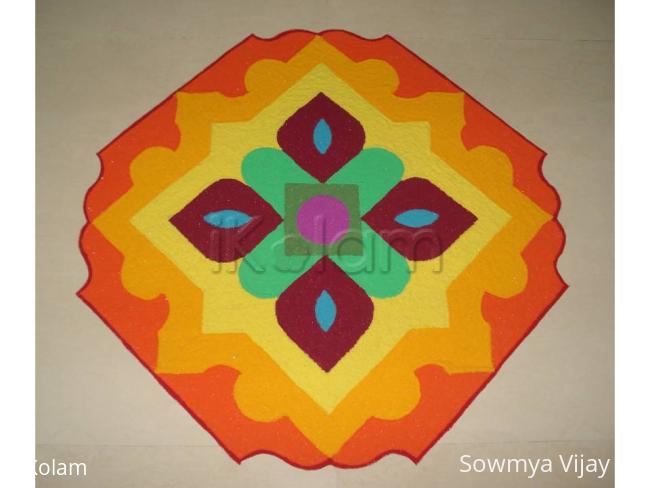 Rangoli: Happy Birthday iKolam