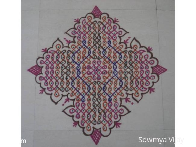 Rangoli: Chikku kolam