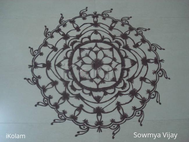 Rangoli: Free hand design