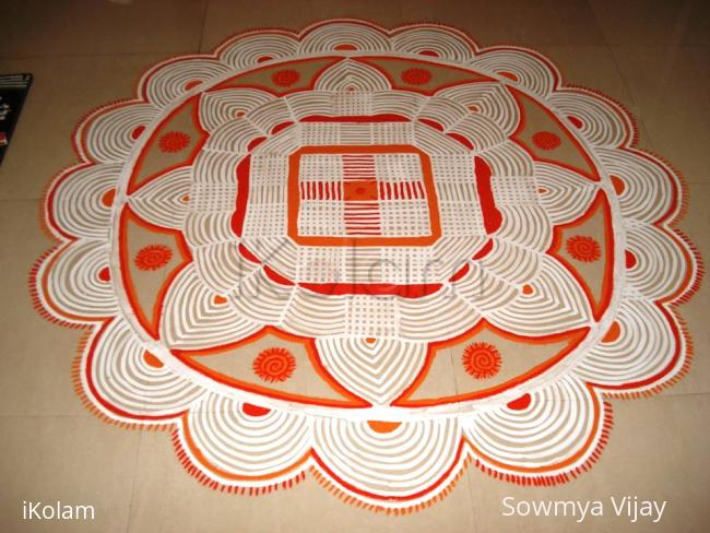 Rangoli: Padi kolam for Thai velli 4