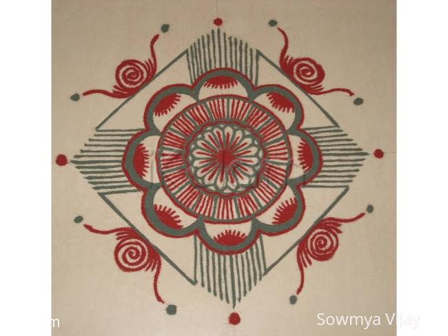 Rangoli: Free hand design