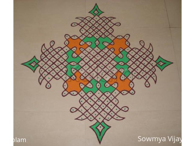 Rangoli: Dotted Kolam 