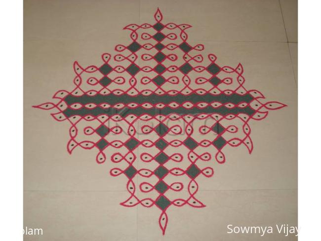 Rangoli: Dotted Kolam