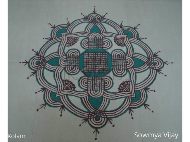 Rangoli: Kolam for Panguni Uthiram