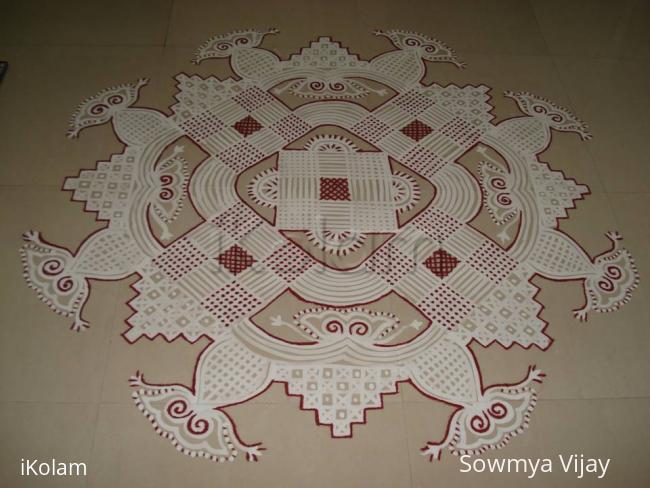 Rangoli: Padi Kolam For Thamizh Puthaandu