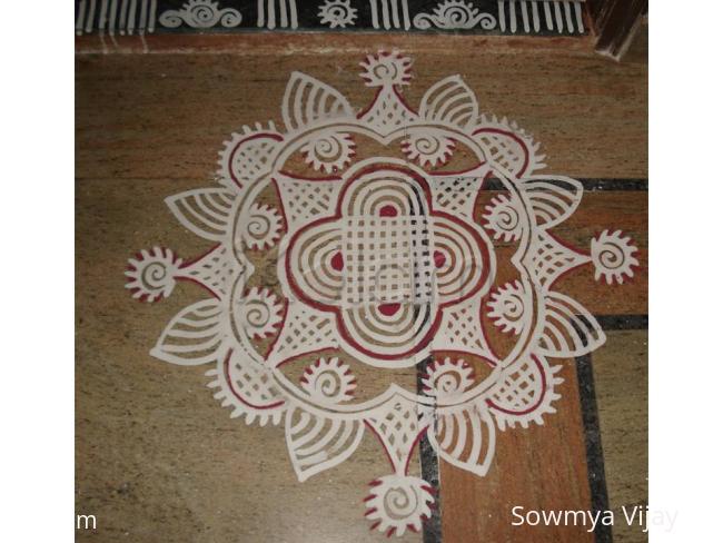 Rangoli: Padi Kolam For Thamizh Puthaandu