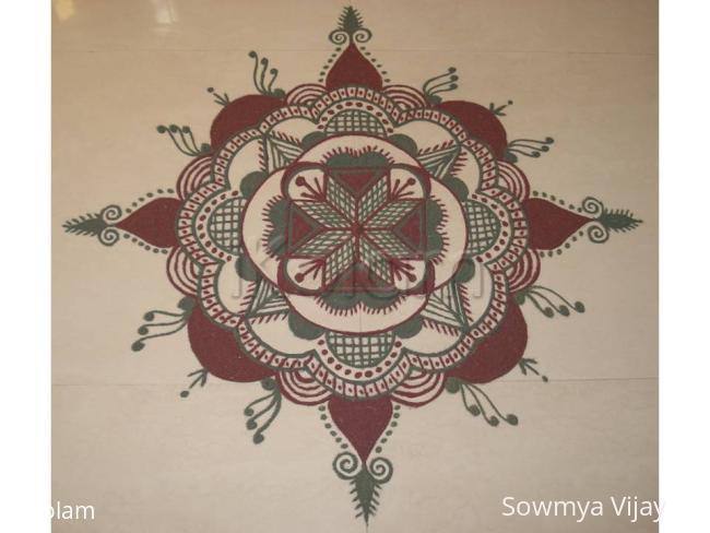 Rangoli: Free hand Design