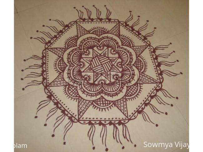 Rangoli: Free hand Design