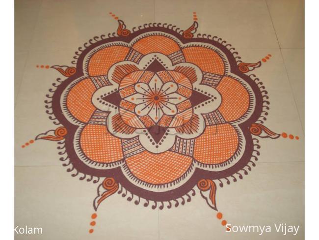 Rangoli: Free hand Design