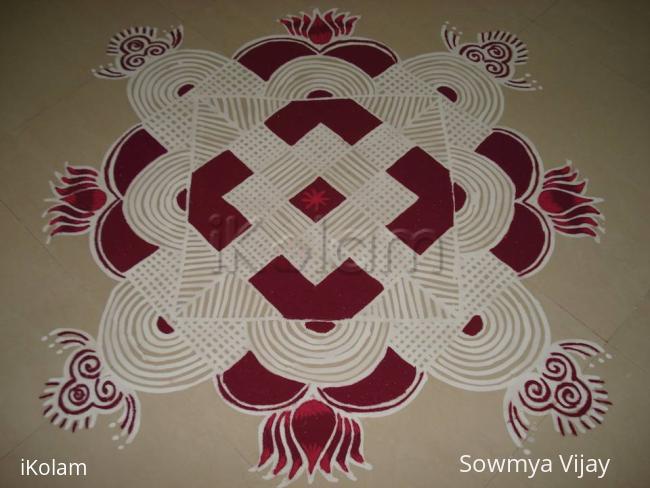 Rangoli: Aadi Kolam-3